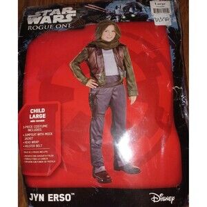 Disney Star Wars Kids L Large Costume Rogue One Jyn Erso Halloween New